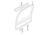 Ford OEM Liftgate Trim Cover 2L2Z7846410AAA