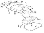 Mopar OEM Hood Seal 68048708AD