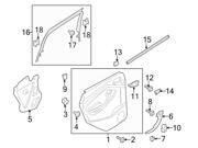 Ford OEM Bumper Cover Bolt #W716345S450B Ford OEM Bumper Cover Bolt #W716345S450B