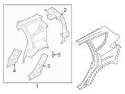 Ford OEM Body D-Pillar #CJ5Z7841059A Ford OEM Body D-Pillar #CJ5Z7841059A