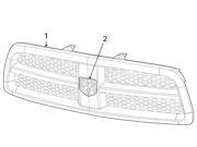 Mopar OEM Grille #68234163AA Mopar OEM Grille #68234163AA