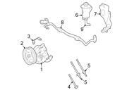 Ford OEM Power Steering Pump Mounting Bolt #W710927S437 Ford OEM Power Steering Pump Mounting Bolt #W710927S437