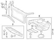 Ford OEM Bumper Cover Screw #W709976S900 Ford OEM Bumper Cover Screw #W709976S900