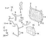 Mopar OEM Radiator Air Seal #68050130AB Mopar OEM Radiator Air Seal #68050130AB