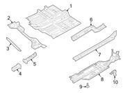 Mopar OEM Floor Pan Reinforcement #68096085AC Mopar OEM Floor Pan Reinforcement #68096085AC
