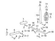 Ford OEM Suspension Control Arm Bolt #W712820S439 Ford OEM Suspension Control Arm Bolt #W712820S439