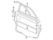 Genuine Ford OEM Lh Left Driver Side Door Belt Weatherstrip 2005-14 Mustang Genuine Ford OEM Lh Left Driver Side Door Belt Weatherstrip 2005-14 Mustang