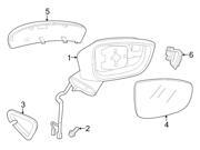 Mazda OEM Door Mirror Bolt #9YA0-2A-612 Mazda OEM Door Mirror Bolt #9YA0-2A-612