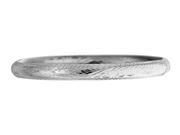 Hinged Bangle in Sterling Silver 7.0mm