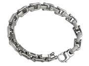 Mens Bracelet in Stainless Steel 8.5 Inch