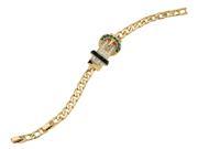 Swarovski Crystal Buckle Bracelet with 24K Gold Plating