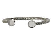 Cuff Bangle in Stainless Steel