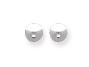 Button Ball 7mm Stud Earrings in Sterling Silver