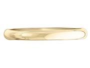 Polished Hinge Bangle in 14K Yellow Gold 8.00 mm
