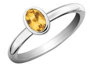 Citrine Ring 1 2 Carat ctw in Sterling Silver
