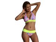 UjENA Confetti Ring Banded Bikini Top Only