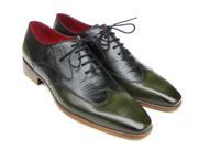 Paul Parkman Men s Wingtip Oxford Floater Leather Green Shoes Id 023