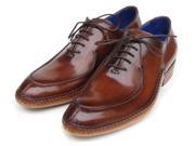 Paul Parkman Men s Side Handsewn Split Toe Brown Oxfords Shoes Id 054