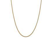 14k 2.5mm Handmade Regular Rope Chain 14k 2.5mm Handmade Regular Rope Chain