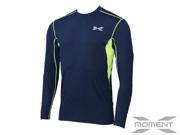 X Moment Pro Long sleeve tight Blue Made in Taiwan