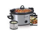 Crock Pot SCCPVL659 S Cook Carry Manual Slow Cooker with Little Dipper Food
