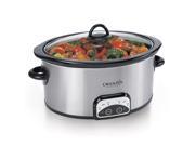 Crock Pot® Smart Pot® 6 Quart Slow Cooker Brushed Stainless Steel SCCPVP600 S A