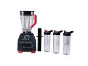 Oster® Versa® Pro® Series Blender with 3 Blend N Go® Smoothie Cups 2 Mini Storage Jars BLSTVB RV0 DTC