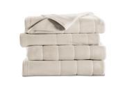 Sunbeam® Twin Quilted Fleece Heated Blanket Seashell BRF9HTS R757 13A44