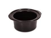Replacement Stoneware Crock Pot® 5 Quart Round Slow Cooker Black 129997 000 000