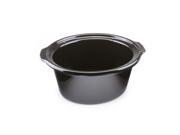 Replacement Stoneware Crock Pot® 4 Quart Oval Slow Cooker Black 129993 000 000