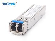 QFX SFP 1GE LX Compatible Juniper 1000Base LX 1.25Gbps SFP Optic Module with DDM SMF LC Duplex Connector