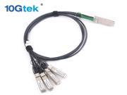 CAB Q S 1M Compatible Arista 40Gbps QSFP to 4SFP Direct attach Breakout Cable 1 Meter Passive Twinax Cable