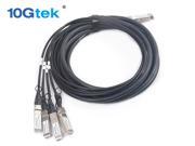 10322 Compatible Extreme QSFP to 4SFP Direct attached Copper Twinax Cable 5 Meter 40Gb s Passive Breakout Cable