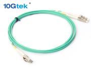 LC to LC Fiber Optic Patch Cable 2 Meter 6.5ft 10Gb Multi mode OM3 Duplex 50 125