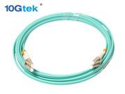 5 Meter Fiber Optic Cable Patch Cord LC LC 10GB Multimode OM3 50 125 Duplex 10 Packs