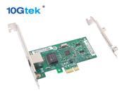10Gtek Intel 82574 Chipset Gigabit CT Desktop PCI e Network Adapter NIC Single Copper RJ45 Port Same as EXPI9301CT