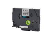 Laminated Black on White Label Tape Compatible for Brother TZe 221 TZe221 3 8 x26.2ft 9mmx8m for Brother P Touch Machines