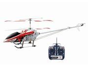 49 FXD 3.5 3CH Gyro Metal Frame RC Helicopter with LED lights RED