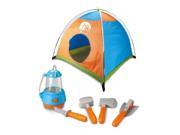 38 Little Explorer Camping Tent and Tools Toy Gear Play Set for Kids with Lantern