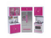 My Modern Kitchen Full Deluxe Kit Battery Operated Kitchen Playset Refrigerator Stove Sink