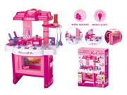 Deluxe Beauty Kitchen Appliance Cooking Play Set 24 w Lights Sound