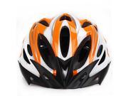 Lightweight Bike Bicyle Cycling Helmet 18 Holes Design Protective Adult Helment Orange White