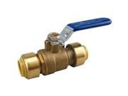 1 No Lead Brass Quick Connect Ball Valve
