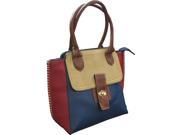 Femina Front Panel Pocket Tote Red with a NutriChart