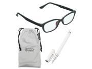 True Gear iShield Anti Reflective Reading Glasses Matte Frame 2.00 Black