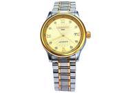 Harwish Men s Automatic Mechanical Roman Scale Stainless Steel Band Hollow Wristwatch