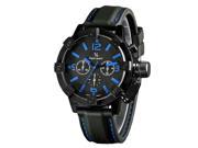 V6 Men s Super Speed Silicone Sport Wrap Quartz Designed Watch Blue