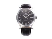 Forsining Men s Automatic Mechanical Movement Black and White Colors Watch Black