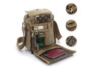 Harwish Military Crossbody Side Men s Canvas Messenger for Outdoor Sports Over Shoulder Small Bag