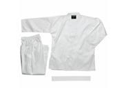 Zephyr Martial Arts Karate Gi Student Uniform with Belt White 0